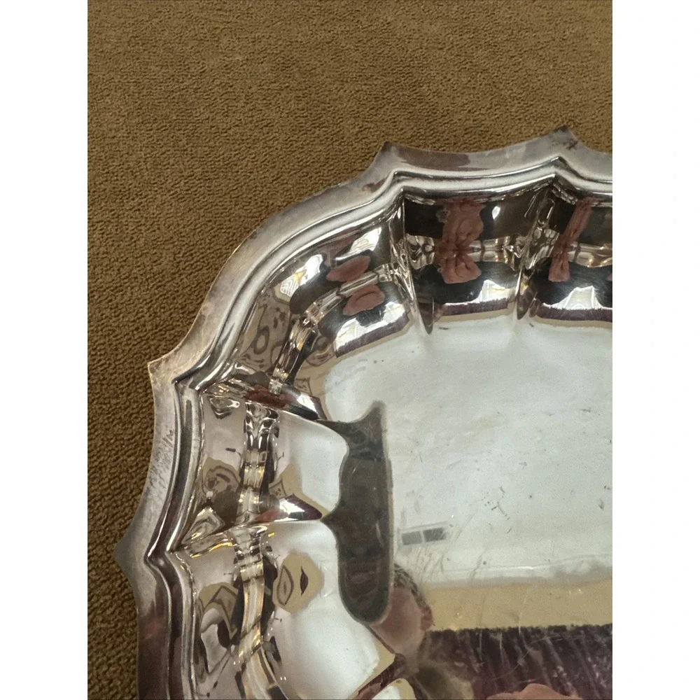Vintage Bowl Silverplate Chippendale International Silver Co. 11